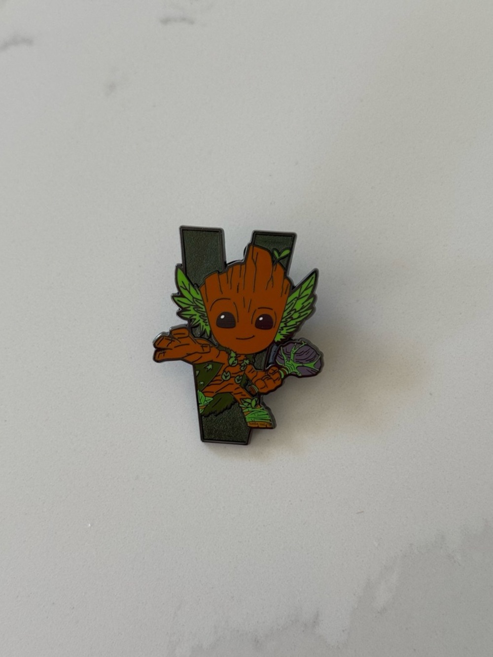 2025 Disney Marvel We Are Groot Marvel Mystery Box Pin Letter V